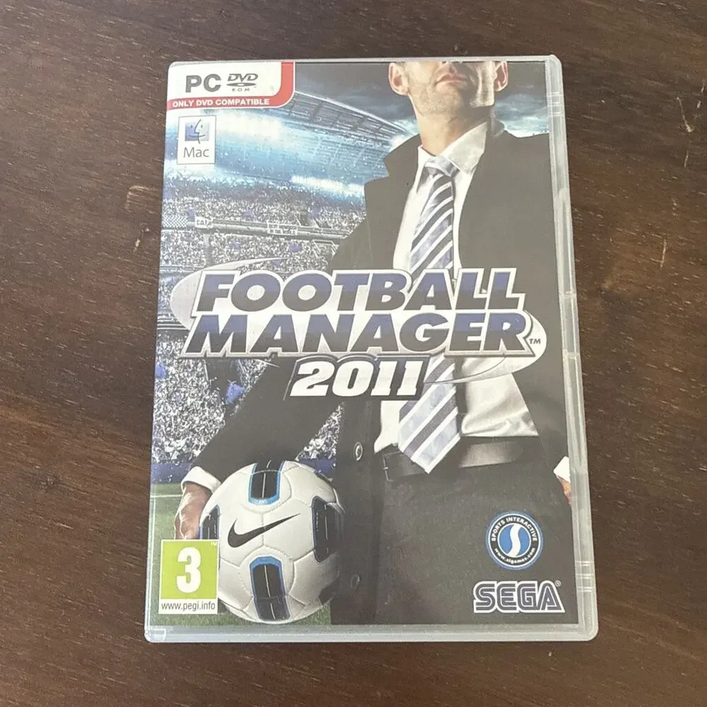 Football Manager PC Game Bundle Lot 2008 2009 2010 2011 CIB Soccer Mac PAL Sega